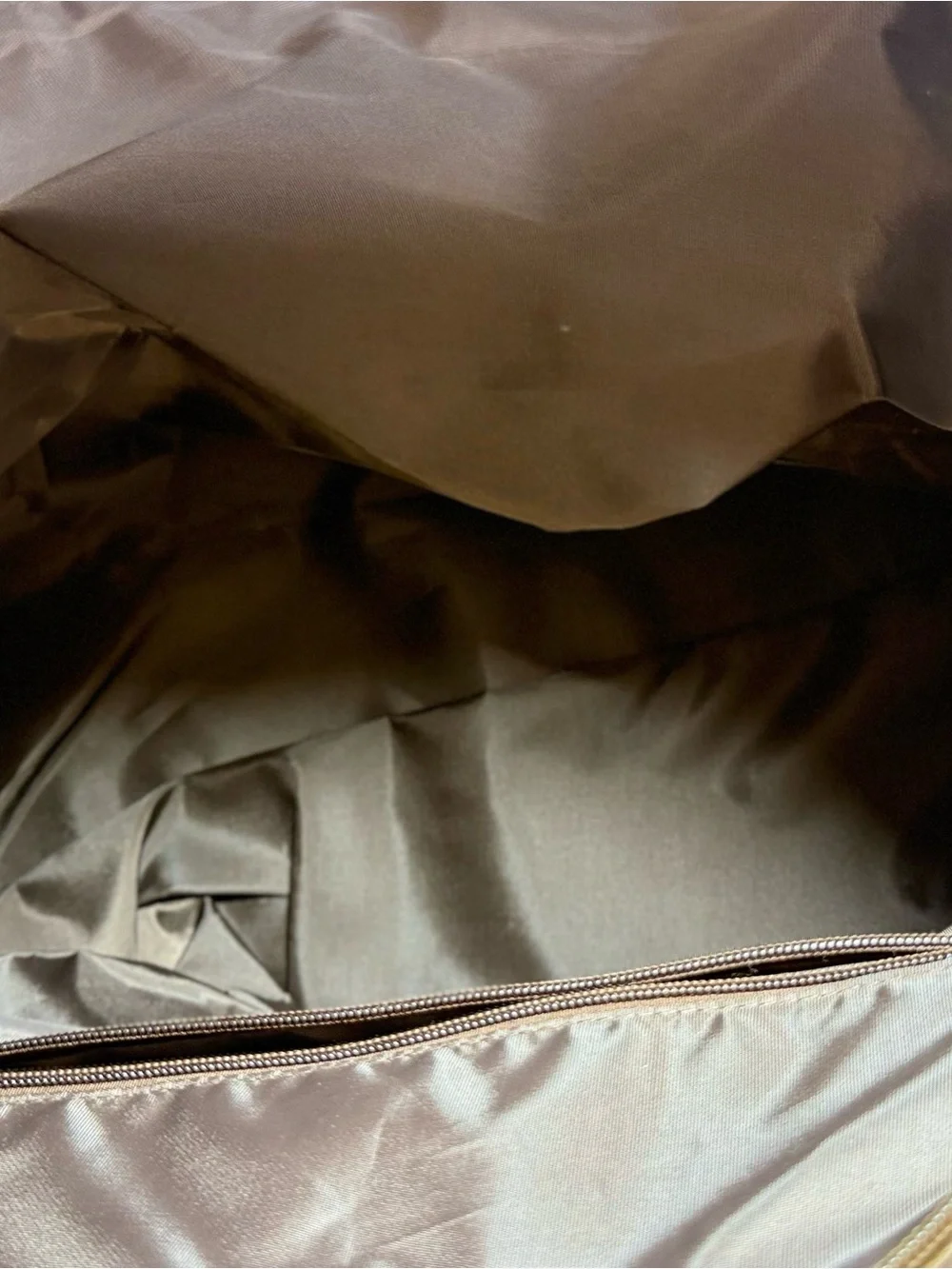 Brouk & Co Men's Canvas Duffel Bag in Brown and Cream with Tan Accents